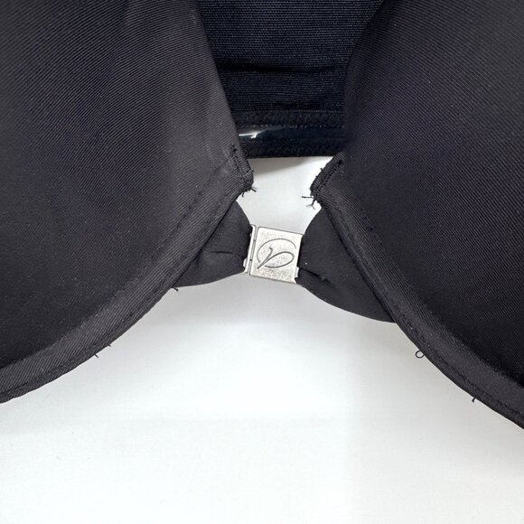 Parish Fe Black Racerback Underwire Bra 44DDD With Front Closure - Picture 3 of 8